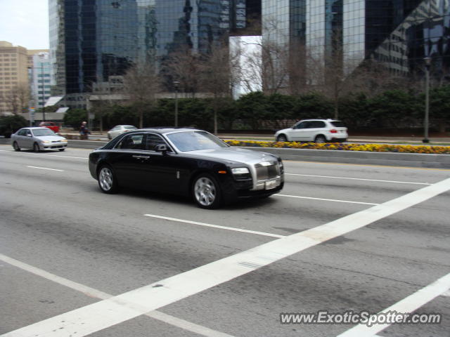 Rolls Royce Ghost spotted in Buckhead, Georgia