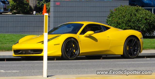 Ferrari 458 Italia spotted in Beverly Hills, California