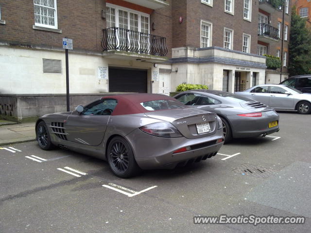 Mercedes SLR spotted in London, United Kingdom