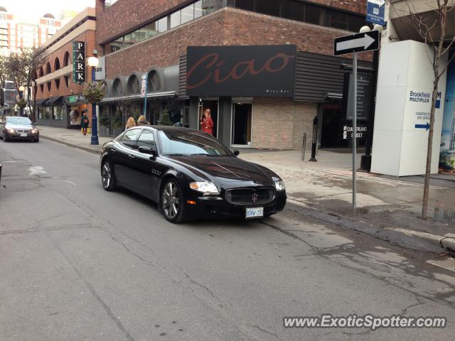 Maserati Quattroporte spotted in Toronto, Canada