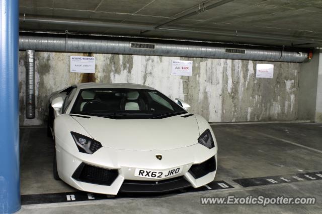 Lamborghini Aventador spotted in Geneva, Switzerland