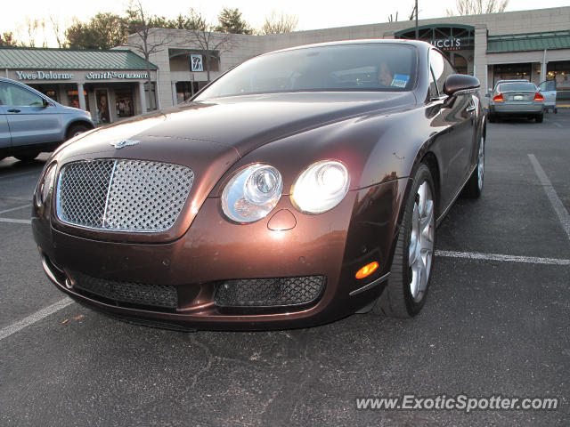 Bentley Continental spotted in McLean, Virginia