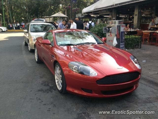 Aston Martin DB9 spotted in Mexico City, Mexico