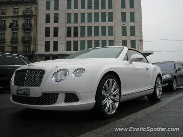 Bentley Continental spotted in Geneva, Switzerland