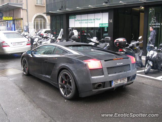 Lamborghini Gallardo spotted in Geneva, Switzerland