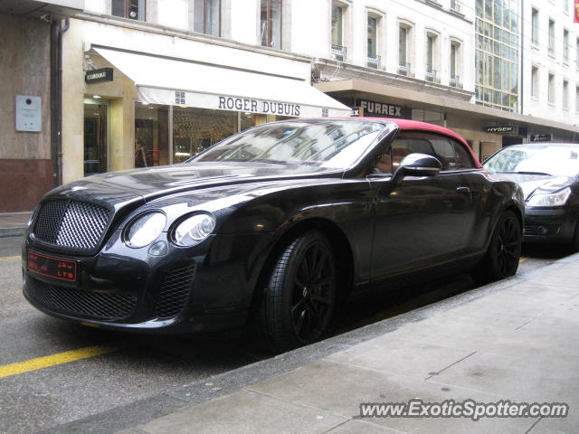 Bentley Continental spotted in Geneva, Switzerland