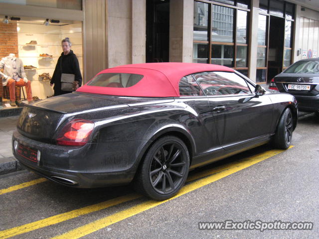 Bentley Continental spotted in Geneva, Switzerland