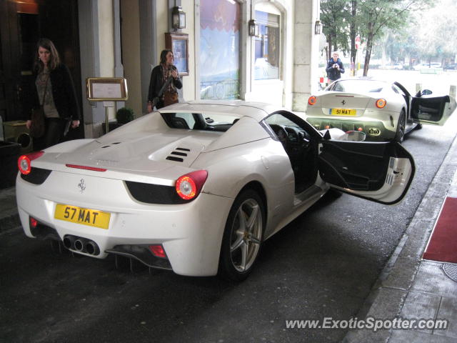 Ferrari 458 Italia spotted in Geneva, Switzerland