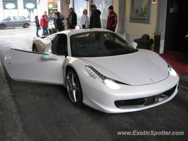 Ferrari 458 Italia spotted in Geneva, Switzerland