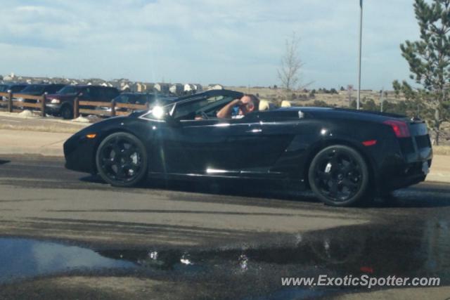 Lamborghini Gallardo spotted in Castle Rock, Colorado