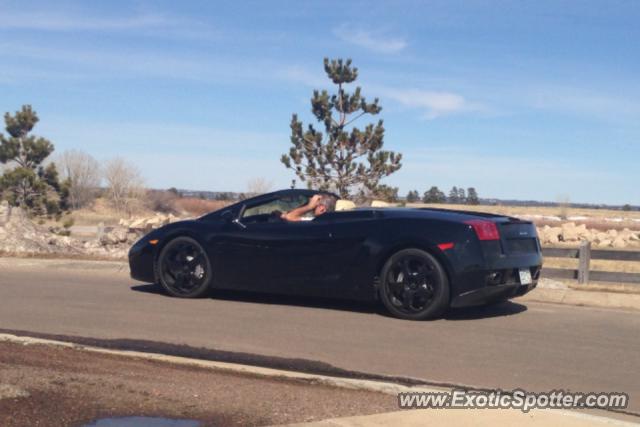 Lamborghini Gallardo spotted in Castle Rock, Colorado