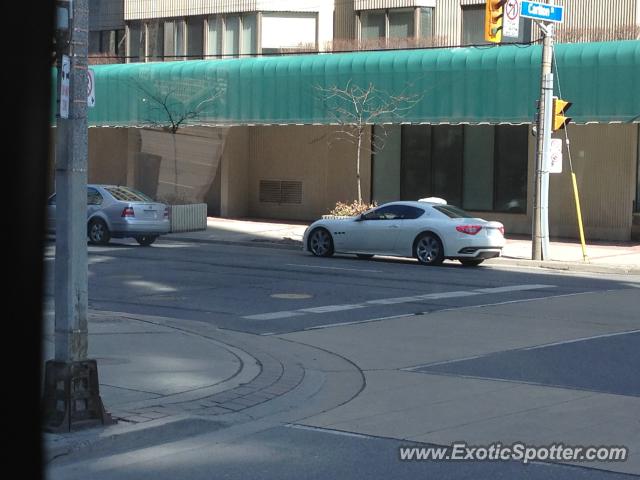 Maserati GranTurismo spotted in Toronto, Canada