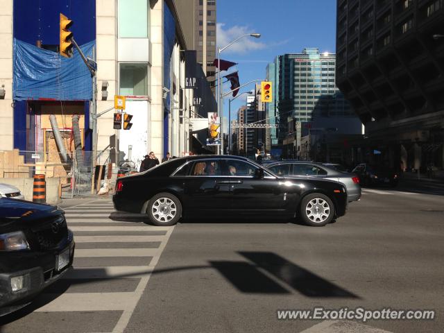 Rolls Royce Ghost spotted in Toronto, Canada