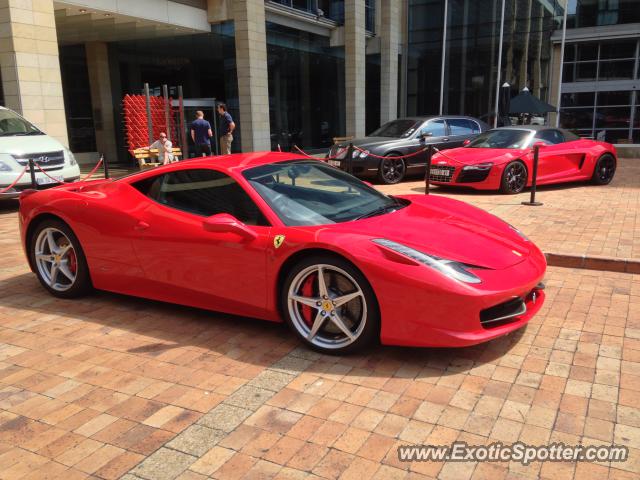 Ferrari 458 Italia spotted in Cape Town, South Africa