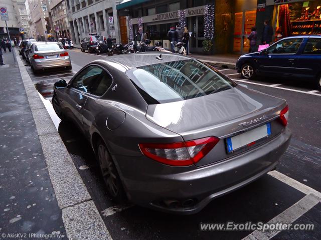 Maserati GranTurismo spotted in Milan, Italy