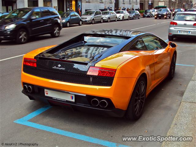 Lamborghini Gallardo spotted in Milan, Italy