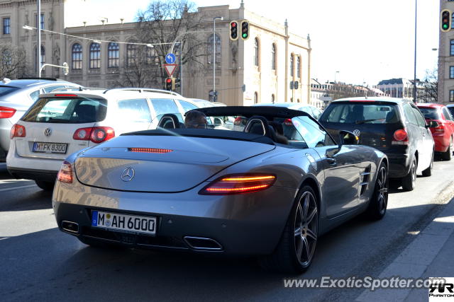 Mercedes SLS AMG spotted in Munich, Germany