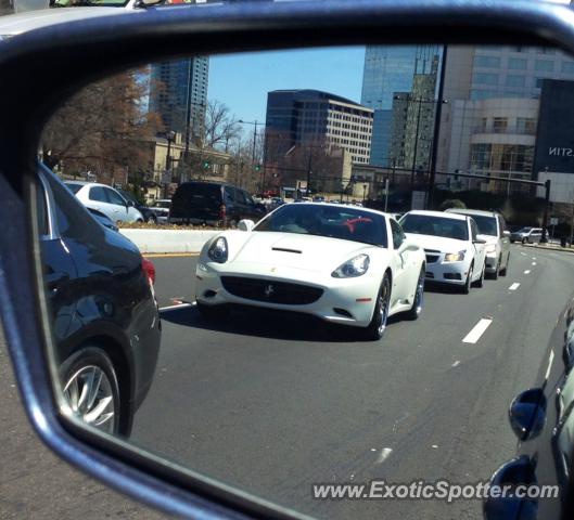 Ferrari California spotted in Buckhead, Georgia