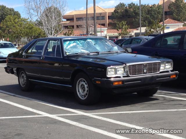 Maserati Quattroporte spotted in Carmel Valley, California