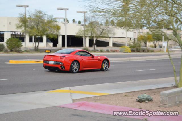 Ferrari California spotted in Scottsdale, Arizona