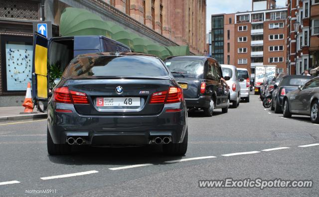 BMW M5 spotted in London, United Kingdom