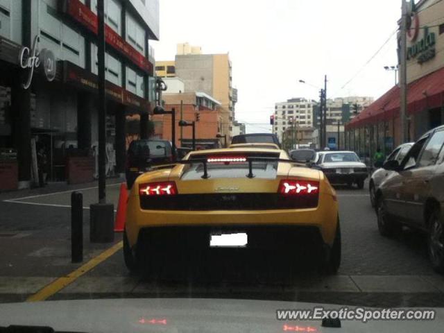 Lamborghini Gallardo spotted in Lima, Peru