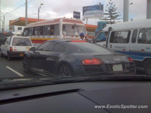 Audi R8 spotted in Lima, Peru