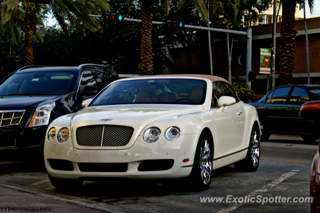 Bentley Continental spotted in Coral Gables, Florida