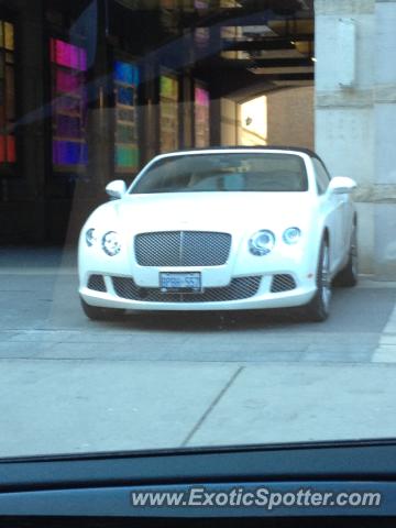 Bentley Continental spotted in Toronto, Canada