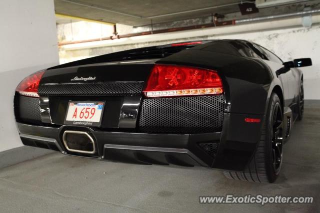 Lamborghini Murcielago spotted in Boston, Massachusetts