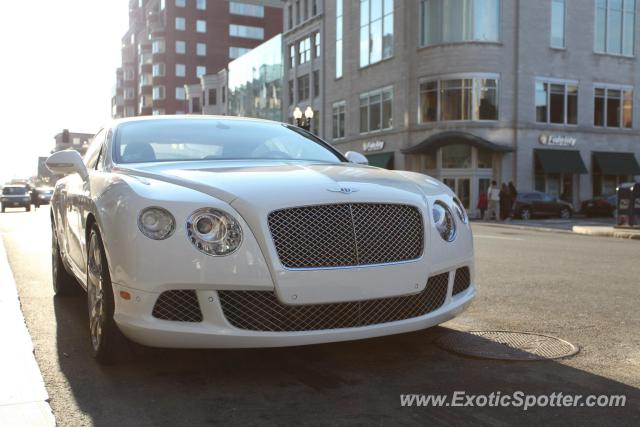 Bentley Continental spotted in Boston, Massachusetts