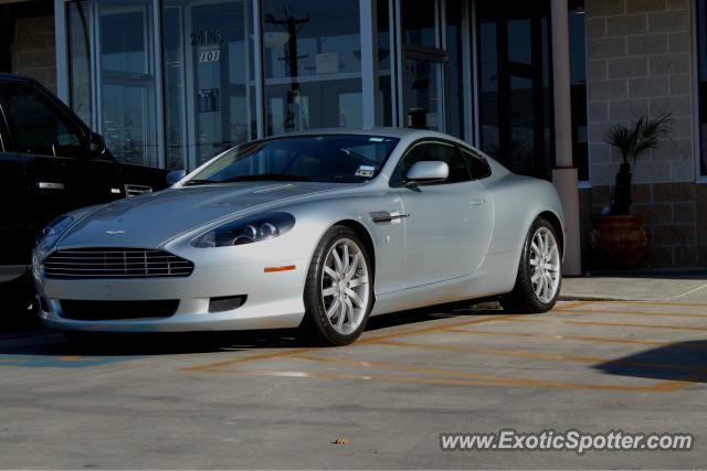 Aston Martin DB9 spotted in Leon Springs, Texas