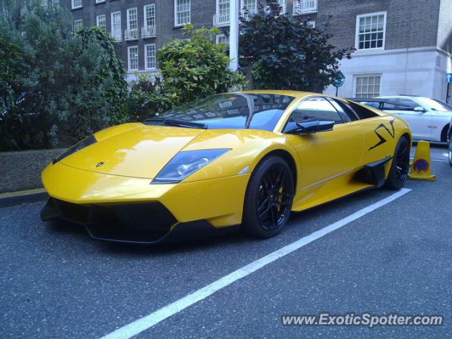 Lamborghini Murcielago spotted in London, United Kingdom