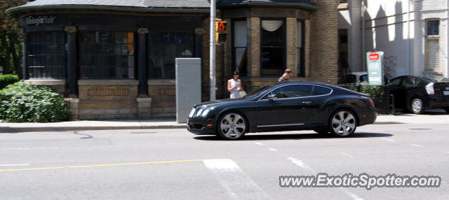 Bentley Continental spotted in Toronto, Canada