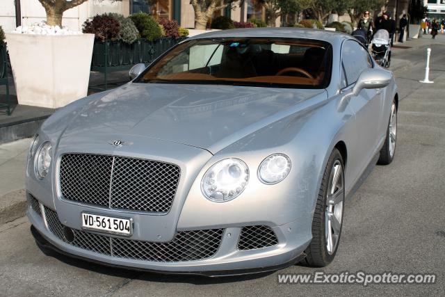 Bentley Continental spotted in Geneva, Switzerland