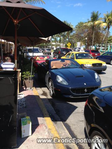 Ferrari California spotted in South Beach, Florida