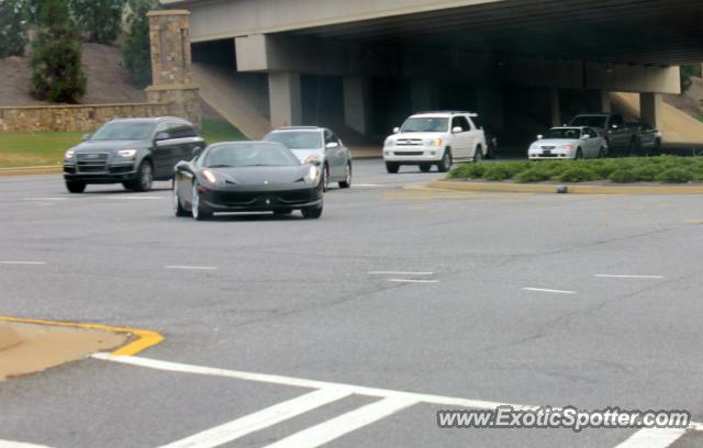 Ferrari 458 Italia spotted in Alpharetta, Georgia