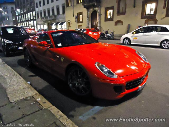 Ferrari 599GTB spotted in Milan, Italy