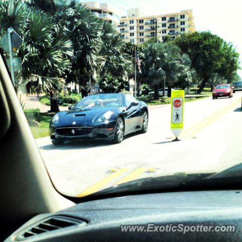 Ferrari California spotted in Palm Beach, Florida