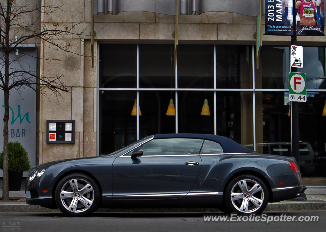 Bentley Continental spotted in Boston, Massachusetts