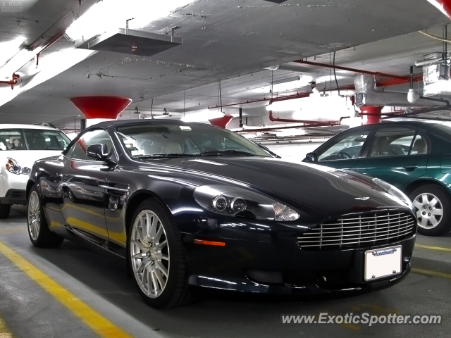 Aston Martin DB9 spotted in Boston, Massachusetts