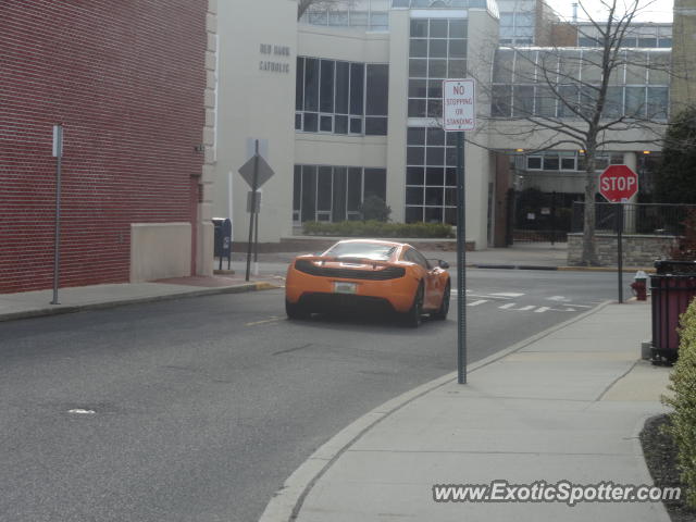 Mclaren MP4-12C spotted in Red Bank, New Jersey