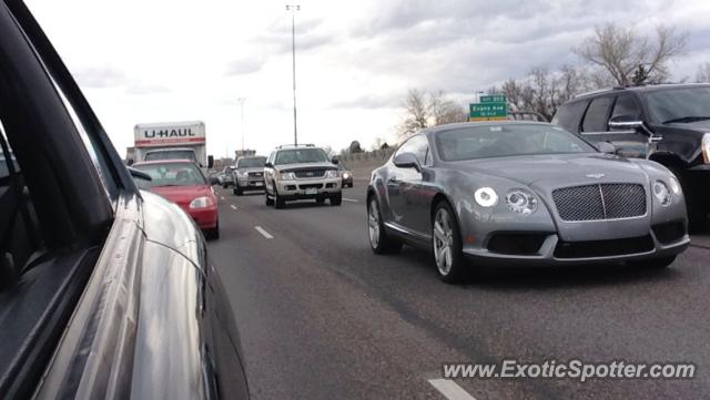 Bentley Continental spotted in Denver, Colorado