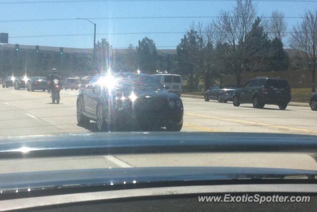 Bentley Continental spotted in Highlands Ranch, Colorado