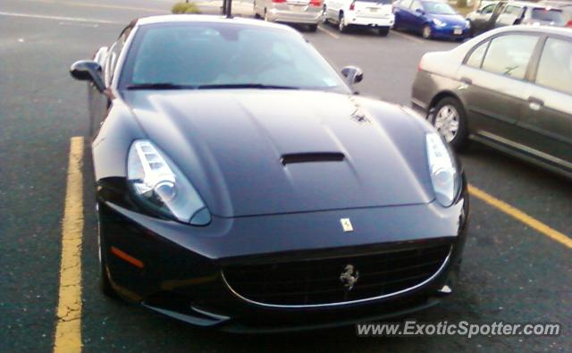 Ferrari California spotted in Aberdeen, New Jersey