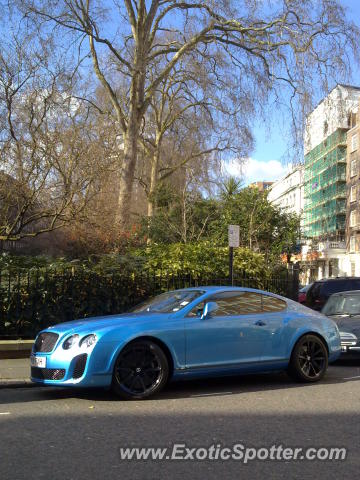 Bentley Continental spotted in London, United Kingdom