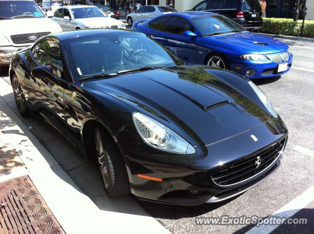 Ferrari California spotted in Rancho Cucamonga, California