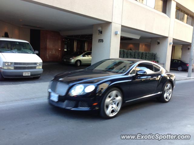 Bentley Continental spotted in Toronto, Canada