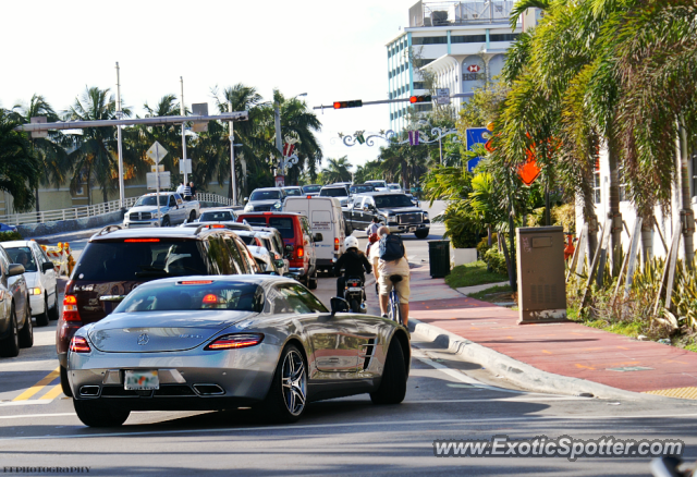 Mercedes SLS AMG spotted in Miami, Florida