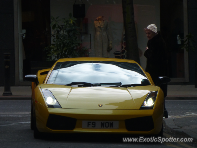 Lamborghini Gallardo spotted in Manchester, United Kingdom